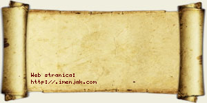 Natalija Bizetić vizit kartica